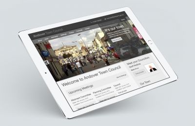Andover Town Council (Andover), Website Design